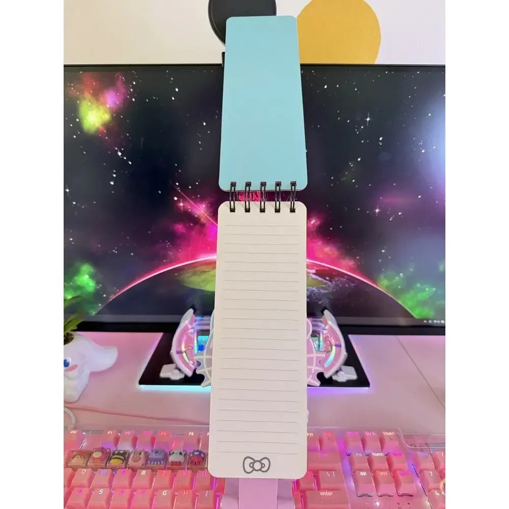 Hello Kitty Notepad Note Pad Icons Pink Long Reporters List Kawaii 2024 Sanrio